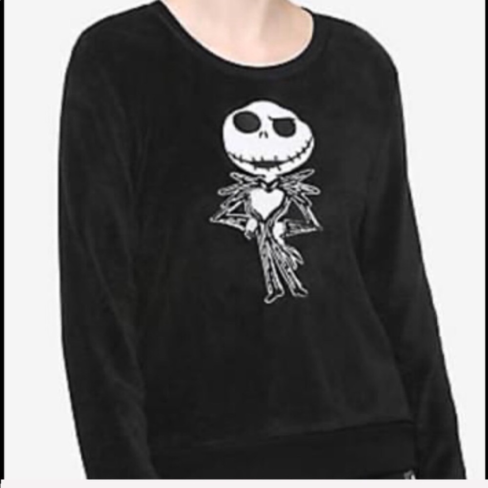 Jack Skellington plush pullover sweater